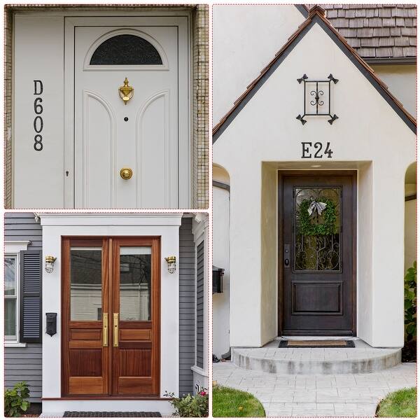 House Letter,3"Cast Iron Hyphen Sign for Home Mailbox Address Signs